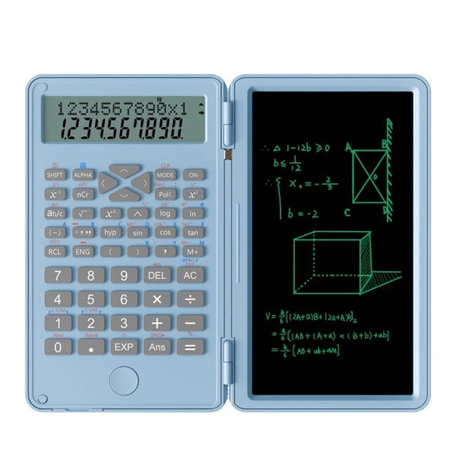 Yeacher 6Inch Large Screen Scientific Calculator ,12-Digit Calculator Writing, Foldable Financial Calculator, for School Offic