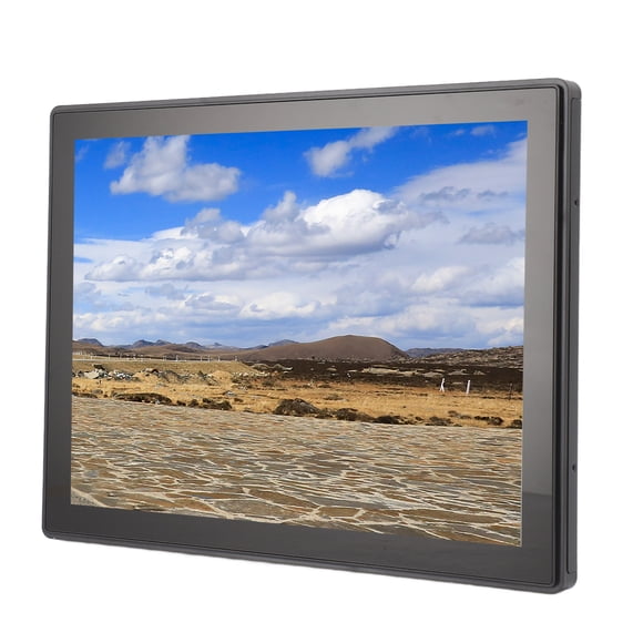 15 Inch 10-Point Multi Touch Screen Monitor,IP65 Waterproof Surfaces 1024 X 768 HD HD Multimedia Interface Port,VGA & USB Port Monitor,for Industrial and Commercial Fields