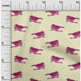 thumbnail image 1 of oneOone Polyester Lycra Fabric Branch & Bird Block Print Fabric BTY 56 Inch Wide, 1 of 4