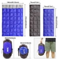 thumbnail image 2 of Winter Outdoor Double Duck Down Sleeping Bag Ultralight Compact Envelope Sleeping Bag Waterproof 2 Person Sleeping Bag for Adults Indoor and Outdoor Use, 2 of 8