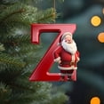 thumbnail image 5 of Vaidha 26 Letters Christmas Tree Decoration Pendant Christmas Tree Ornaments Personalized DIY Christmas Ornaments Christmas Decoration Xmas Tree Hanging Decor Feature, 5 of 5