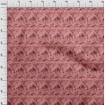 thumbnail image 4 of oneOone Georgette Viscose Peach Fabric Abstract Floral Sewing Craft Projects Fabric Prints By Yard 42 Inch Wide, 4 of 5