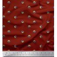 thumbnail image 1 of Soimoi Velvet Fabric Frog Animal Print Fabric by Yard 58 Inch Wide, 1 of 3