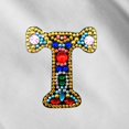 thumbnail image 3 of Christmas Letters Keychain 26 Letters Rhinestone Pendant, 3 of 8