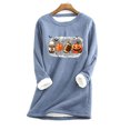 thumbnail image 1 of Blouses pour Femmes Mode Décontractée Manches Longues Col Rond Blouses et Chemises Chandail Ras du Cou Femmes en Liquidation, 1 of 3