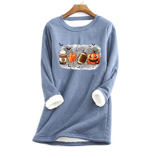 Blouses pour Femmes Mode Décontractée Manches Longues Col Rond Blouses et Chemises Chandail Ras du Cou Femmes en Liquidation