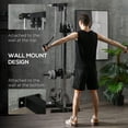 thumbnail image 2 of Soozier Wall Mount Cable Station with 15 Positions Adjustable Dual Pulleys, 2 of 9