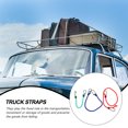 thumbnail image 2 of OULII 10 Pcs Sangles de Fixation en Caoutchouc Bleu pour Usages Généraux, 2 of 8