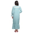 thumbnail image 4 of Moomaya Chemise de Nuit Maxi Boutonnée à Manches Longues Imprimée en Coton pour Femmes, 4 of 5