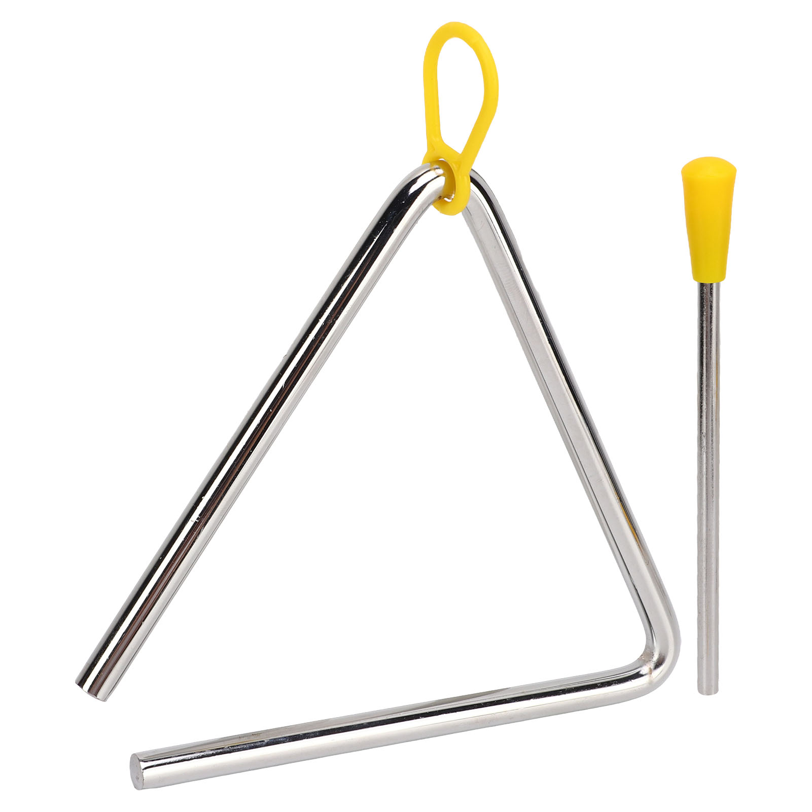 Percussion Triangulaire, Instrument Triangulaire Délicat et Facile à Jouer, Facile à Transporter avec Striker pour Performance