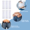 thumbnail image 2 of Wweixi 6 Pieces Maternity Pant Extender Buckle Bands Elastic Adjustable Trouser Support Belt Waistband Expander Extension Component, 2 of 8