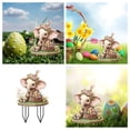 thumbnail image 4 of Boovnll Tool Kit, Easter Colored Eggs and Bunnies Inserted The Ground, Tool Set, Home Essentials, Household Essentials, 4 of 7