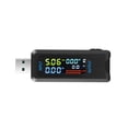 thumbnail image 1 of yeacher Multimètre Numérique Intelligent avec Ports USB/Type-C - Testeur de Capacité de Batterie en Temps Réel, Prise en Charge du Protocole de Charge Rapide et Mémoire de Données à 9 Groupes pour une Surveillance Précise de l'Appareil, 1 of 7