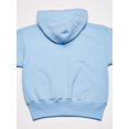 thumbnail image 3 of Hanes Comfortblend EcoSmart Kids` Full-Zip Hoodie Sweatshirt, S, Light Blue, 3 of 3