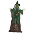 thumbnail image 1 of HOMCOM Sorcière de Décoration d'Halloween de 72 Pouces avec Cœur Magique, Activée par le Son, 1 of 10