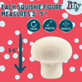 thumbnail image 3 of Party Craft Kit Jumbo Cute Critters Squishies (8 Unique Garden Animals) White Kawaii Scented Slow Rising Squishy Toys, Paint, Stress Relief Set, Kids Classroom, Summer Camp, Birthday Activity (4"-6"), 3 of 8