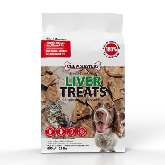 Chewmasters Freeze Dried Duck Liver 600g - Dog Treats