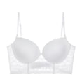 thumbnail image 4 of Bra Womens Low Back Bra Lace Glossy U Shape Backless Bra, 4 of 4