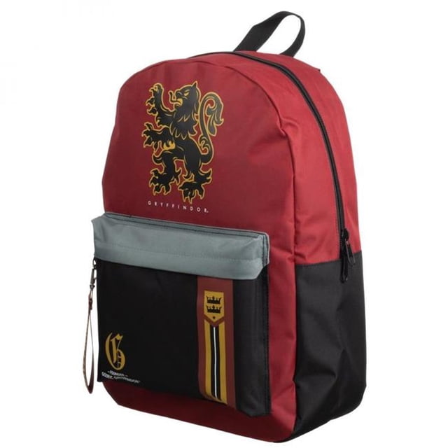Harry Potter Harry Potter 802471 Harry Potter Sac à Dos Mixblock Gryffondor avec Tirette en Sangle. Ce Sac à Dos en polyester Multicolore Présente le Blason et les Couleurs de la Maison Gryffondor, Incluant un Corps Principal Rouge, une base Noire et une Poche avant Grise. Il Comprend une Tirette en Sangle pour une Fermeture Éclair Facile et un design Spacieux Adapté au Transport de Livres et d'Essentiels. Idéal pour les fans.