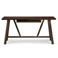 thumbnail image 3 of Allora Bureau d'Ordinateur Contemporain en Brun Tabac, 3 of 10