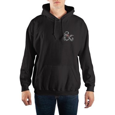 Dungeons & Dragons Classic Logo Black Hoodie Sweater