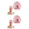 thumbnail image 3 of maskred Ample Space Satin Bonnet Comfortable And Exquisite Craft For Hair Care Large Black 2Set, 3 of 6