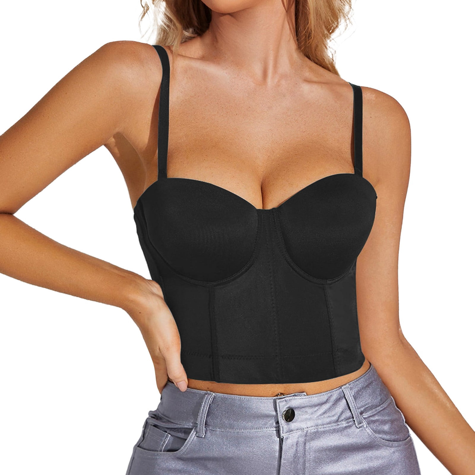 Baberdicy Crop Tops Womens Corset Top Bustier Corset Top Tight