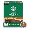 thumbnail image 1 of Starbucks K-Cup Coffee Pods , Medium Roast Coffee, Decaf Pike Place Roast, 100% Arabica, 4 boxes (96 Pods total), 1 of 5