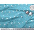 thumbnail image 3 of Soimoi Polyester Crepe Fabric Notes,Guitar & Saxophones Musical Instrument Printed Craft Fabric by The Yard 52 Inch Wide, 3 of 3
