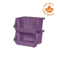 thumbnail image 1 of Neatfreak Kids empilable bac de rangement, Paquet de 2, 1 of 8