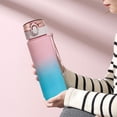 thumbnail image 3 of Bouteille d'Eau de Sport Extérieure Grande Capacité, Gobelet avec Couvercle Verrouillable Étanche, Tasse Portable à Ressort avec Filtre Intégré, Plastique Résistant à la Chaleur pour Randonnée Gym Voyage, 3 of 6