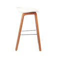thumbnail image 2 of Bronte Living 26 inch Modern Polypropylene Counter Stool with Footrest for Kitchen, Restaurant - Series Connor - Set of 4, 2 of 7