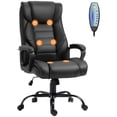 thumbnail image 1 of Vinsetto Executive Office Chair with Massage, Tilt, Desk Chair, Black, 1 of 8