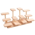 thumbnail image 4 of veasfak Wooden Display Riser Cupcakes Holder Showcase for Toys Action Figure Dessert Jungle, 4 of 9