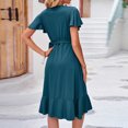 thumbnail image 5 of Birdeem Robe d'Été Mode Femme Col Rond Robe Poupée Vendue Sans Manches Plissée, 5 of 5