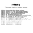 thumbnail image 2 of Transit Auto Front Hub Bearing Assembly Disc Brake Rotors and Semi-Metallic Pads Kit for Car Volvo S60 XC70 V70 S80 KBB-105012, 2 of 11