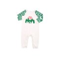 thumbnail image 1 of Faithtur Parent-Child Xmas Nightclothes Round Neck Tops Trousers / Romper, 1 of 2