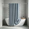 thumbnail image 1 of Large Waterproof Polyester Shower Curtain with Rustproof Grommets, 70.87x78 inches, Multiple Colors, Easy to Install and Clean, 1 of 6