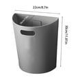 thumbnail image 3 of Kitchen Waste Punching Wall-mounted Kitchen Trash Can Portable Trash Can Household Bathroom Trash Can Wall-mounted, 3 of 6