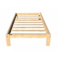 thumbnail image 2 of Lit Plateforme en Bois Alaska Simple TG en Pin Massif Non Fini, 2 of 7