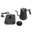 thumbnail image 2 of Electric Gooseneck Kettle, Pour Over Kettle with Precise Temperature Control, Stainless Steel Inner, LCD Screen Timer, 1200W, 0.8L Quick Heating Water Boiler for Home Use, 2 of 7