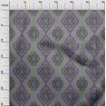 thumbnail image 2 of oneOone Polyester Lycra Fabric Argyle Ikat Printed Fabric 1 Yard 56 Inch Wide, 2 of 4