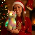 thumbnail image 1 of YANGHONGY Colorful Color Changing Glowing Alpacas and Rabbits Stuffed Dolls Color Lovely Stuffed Toy for Boy And Girl Holiday Gift Birthday Gift, 1 of 7