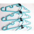 thumbnail image 4 of Mini Cascading Hanger Hooks, 50 Pcs Hanger Connection Hook for Clothes Hanger or Velvet Hanger (Black), 4 of 4