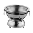 thumbnail image 2 of Transemion Mini Hot Pot Traditional Chinese Hot Pot for Kitchen Countertop Home Cam M lver, 2 of 6