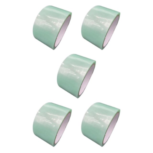 Transemion Creative Sticky Ball Rolling Tape Decorative Game DIY for Party Children Green 6 x 10m 5Set