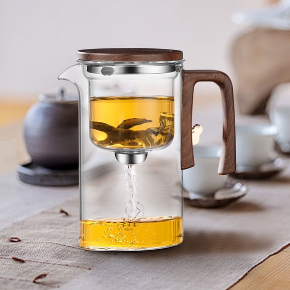 Amzcrzy Water Filter Pitcher Floaty Cup Teapot Tea Separation Home Tea Brewing Magnetic Infuser Glass Filter Teapot Tea Set A Kettle Water Jug Water Pitcher
