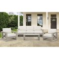 thumbnail image 2 of Dalilah Gray Aluminum Patio Cocktail Table, 2 of 10