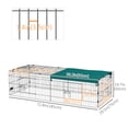 thumbnail image 3 of PawHut Small Animal Cage for Chicken, Rabbits, Chinchillas, 73" x 30" x 20", 3 of 10