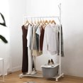 thumbnail image 3 of Amdohai HOME ORGANIZER Multifunctional Clothing Rack Steel Rod Hanging Clothes Rolling, 3 of 7